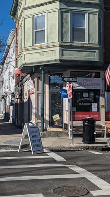 Store front on Everett and Cottage St