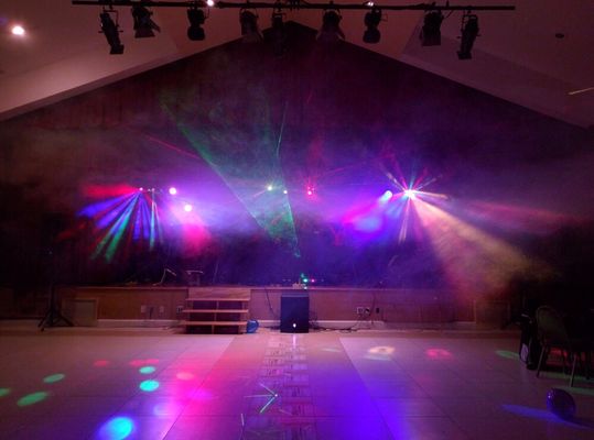 Our lighting is our secret weapon to bringing an atmospheric vibe of energy to dance!