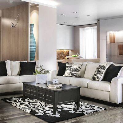 Amazing Ivory Sofa And Loveseat