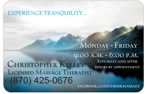 Massage Therapy By Christopher Kelley