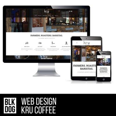 Web Design - Kru Coffee