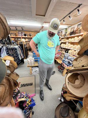 Wide selection of hiking shoes, boots, hats, and apparel!