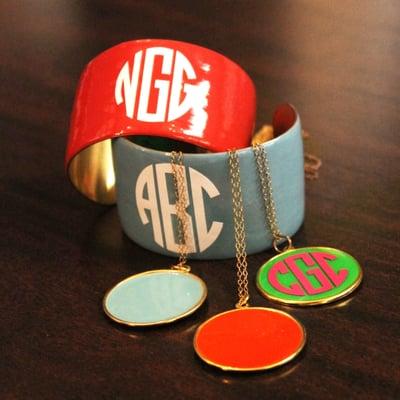 Monogrammed Jewelry