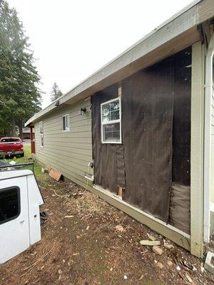 Siding job HardiePlank