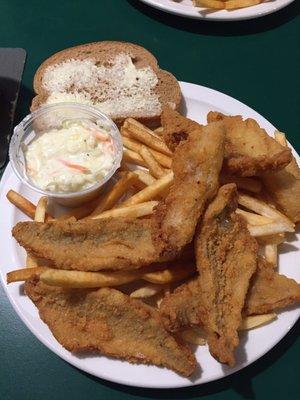 Friday night fish fry! Fried perch. Super fresh and tasty!