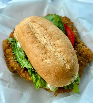 Pork Schnitzel Sandwich