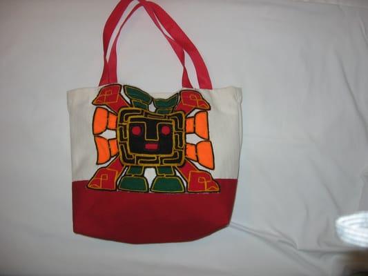 Tote Bag with Inca motif