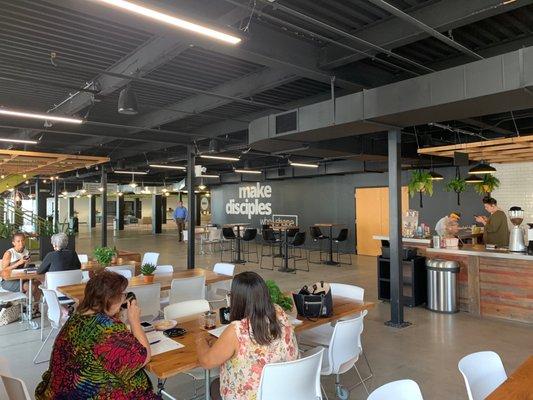 Open seating - large conference table up to the left (not pictured)