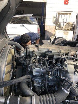 Proper diagnostic done here at El Vela's Auto-Service!