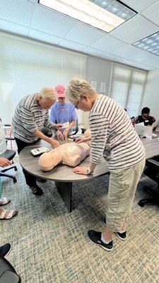 AED Training at Retirement Community