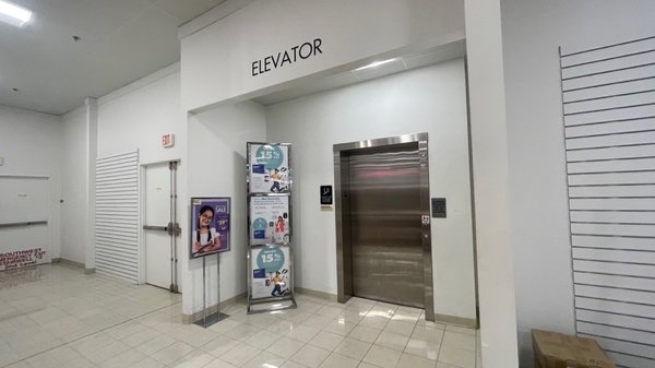 Second floor elevator landing