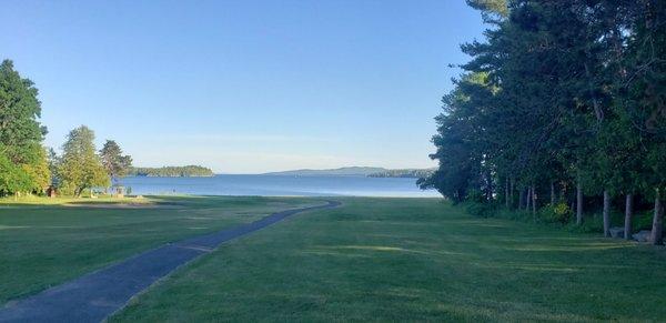 4th Fairway and Lake Champlain