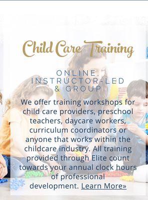 Child Care Training