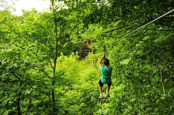 Ziplines over 400 feet in length!