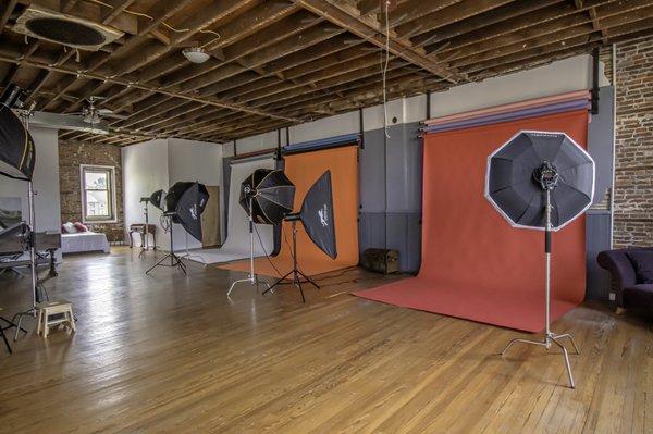 With approximately 1200 sq ft of shooting space we have room for you.