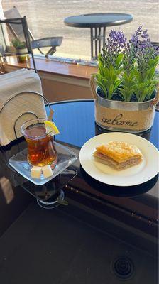 Turkish Tea and Baklava