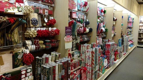 Wrapping paper and supplies for all occasions and holidays!