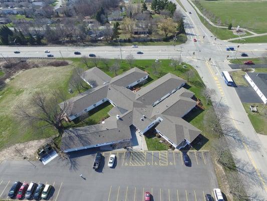 Carolina Manor Assisted Living  Re Roof Project DuraShield Installed Owens Corning asphalt shingles on this commercial roofing project.