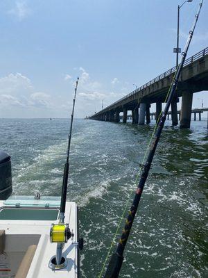 Trolling For Spanish mackerel