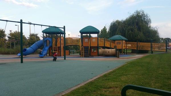 One of three large playground installations.