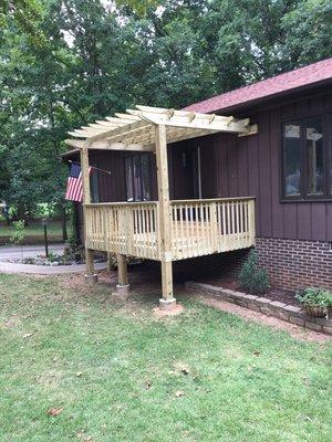 Deck with Pergola