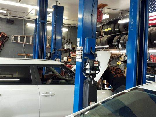 We service and repair foreign and domestic vehicles.