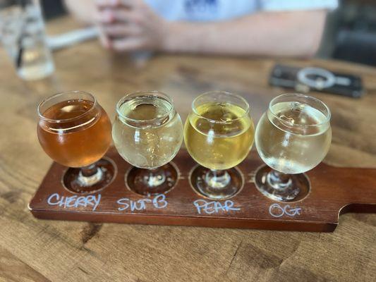 Cider flight