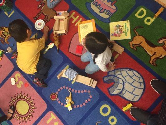 Forest Hills Nursery & Kindergarten - Established in 1976- Interior of the School - Class Room / Center Activities