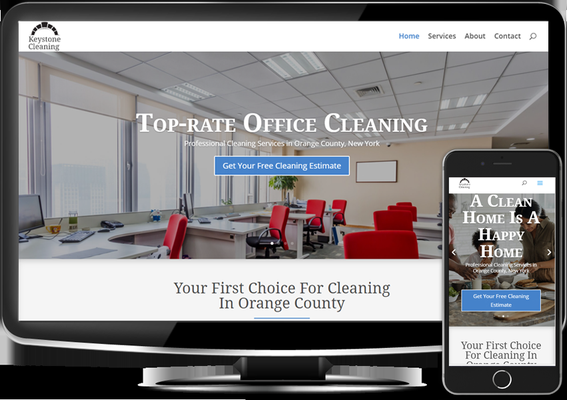 Recent Website Project: Keystone Cleaning