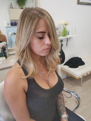 Blonde balayage