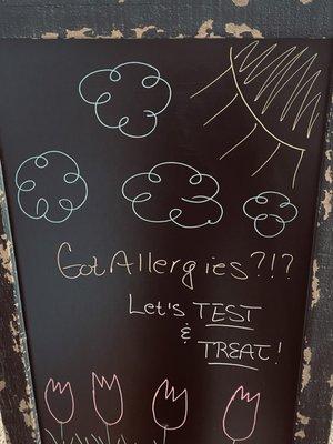 Allergy Testing & Treatment Available!