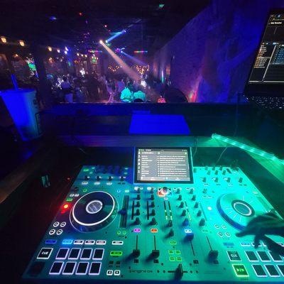 Mixing at a nightclub