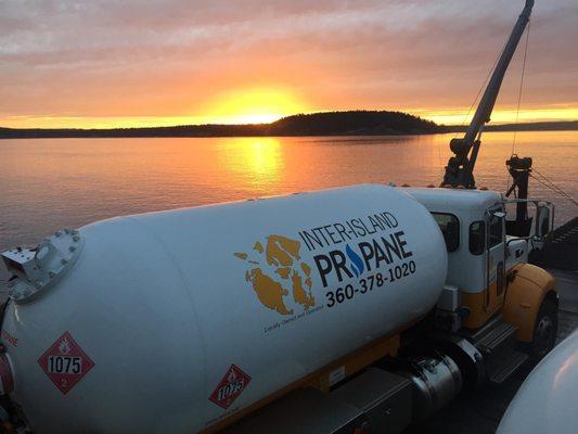 Inter Island Propane on the Pintail.