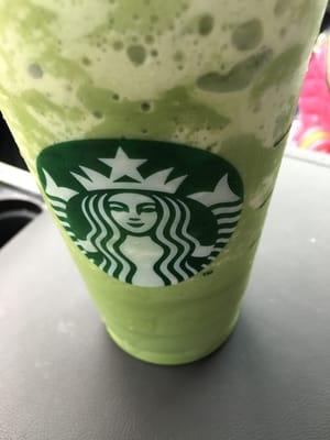 Green tea Frap. Tastes like summer.