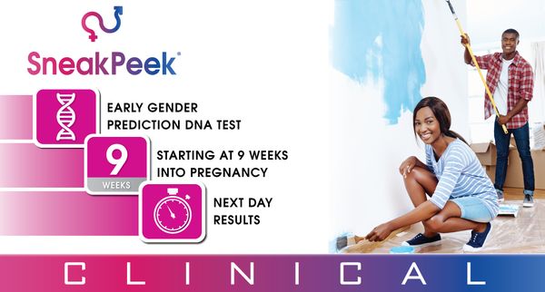 Find out baby's gender as early as possible! Take our 100% accurate DNA test. Next day results, starting at 9 weeks into pregnancy!