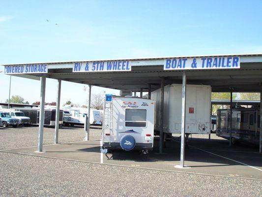 Ryder's RV & Self Storage covered RV and boat storage