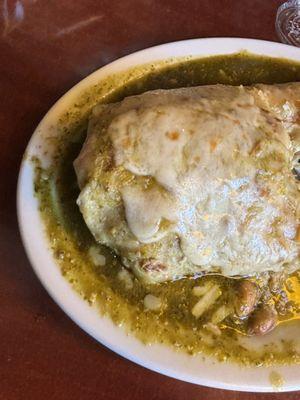 SuperChili verde burrito