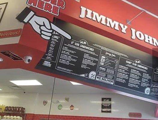 Jimmy John's menu