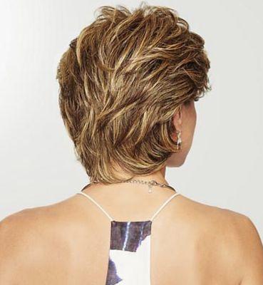 Short layer hair from the back