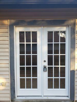 FRENCH DOOR INSTALLATION AFTER