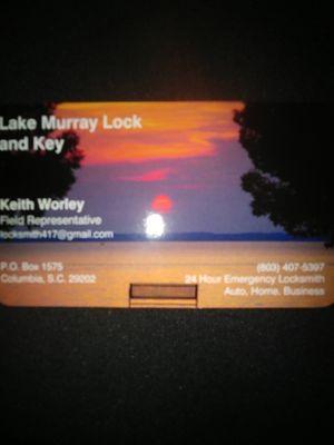 Lake Murray Lock and Key