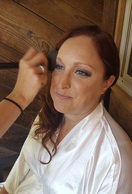 Makeup for this gorgeous bride in beautiful Big Sir