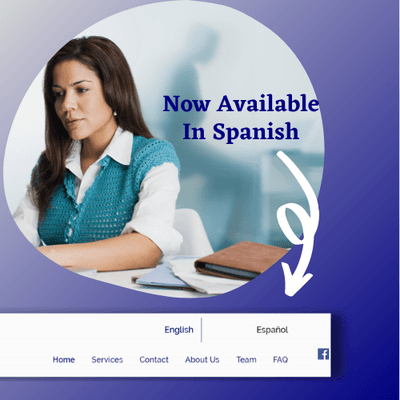 También hablamos español.  ¡Nuestro sitio web está disponible en español!