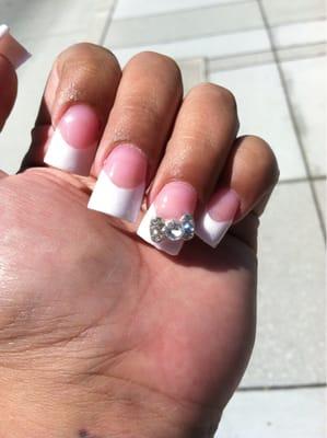 My nails for my wedding done by Miss Stone :)