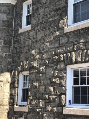 We provide the highest quality Stone Pointing in the business. Funeral Home Restoration Project Collection