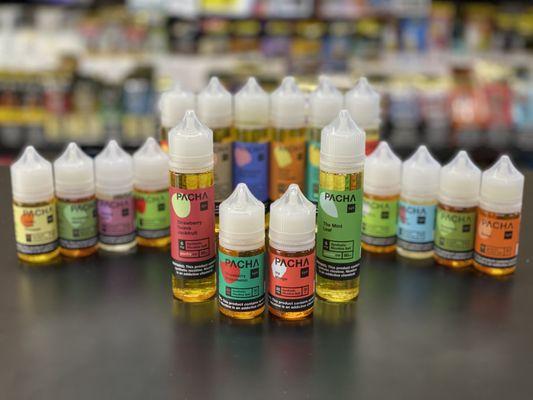 Pacha Vape Liquid. Salt Nicotine and Regular Nicotine.