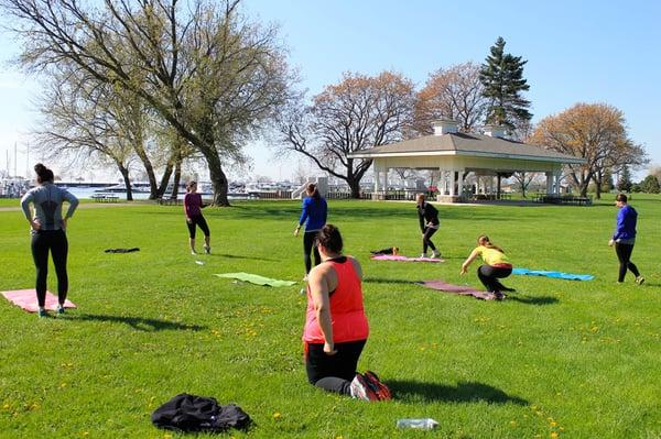 Great group for my Milwaukee Outdoor Bootcamp!