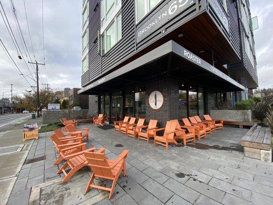 Nice outdoor seating area