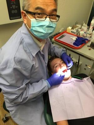 Dr. Nguyen in action again! This man really loves his job!