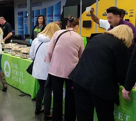 tasty slider sandwiches from Oak Street Health